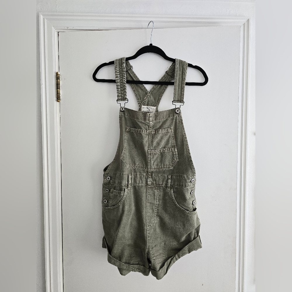 FP Green Denim Overalls